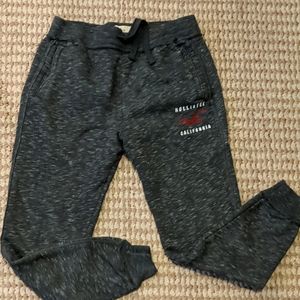 Small Hollister Dark Grey Jogger Sweatpants